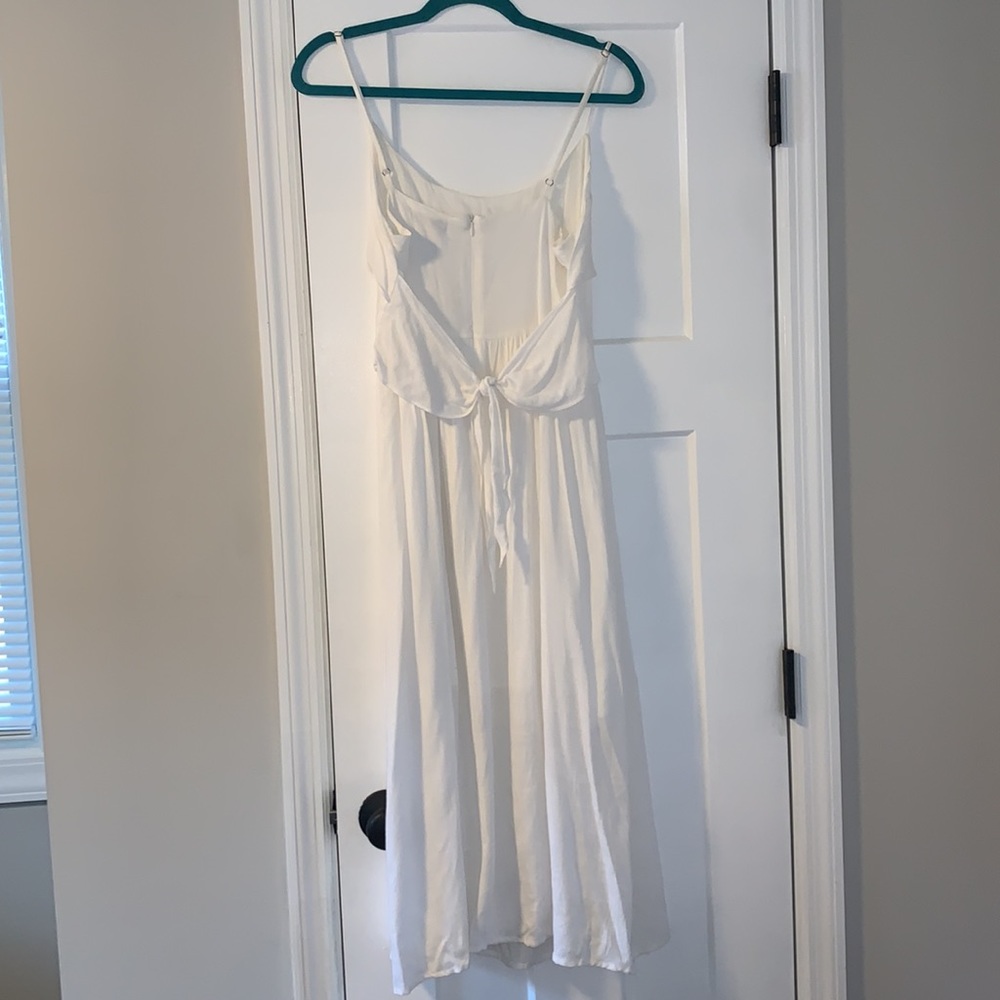 NWT-Anthropologie Farrow Dress-White-size M - Picture 2 of 5